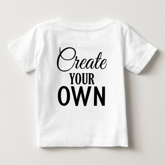 T-shirt Pour Bébé Créez votre propre (Dos)