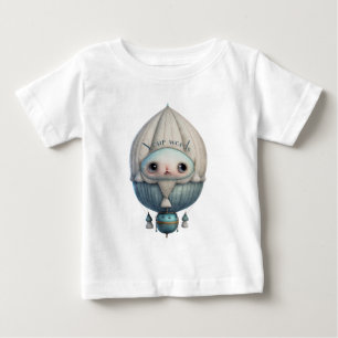 T-shirt Pour Bébé Créez votre propre Ballons Steampunk Cute Hot Air