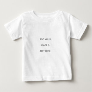 T-shirt Pour Bébé Créez votre propre blanc