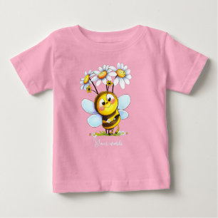 T-shirt Pour Bébé Créez votre propre Bumble Bee & Daisy