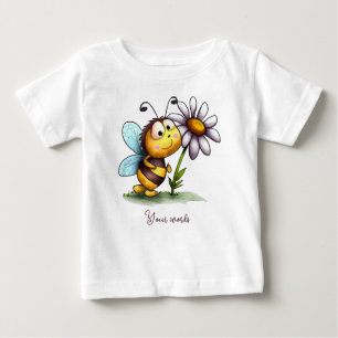 T-shirt Pour Bébé Créez votre propre Bumble Bee & Daisy