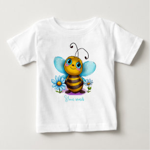 T-shirt Pour Bébé Créez votre propre Bumble Bee & Daisy