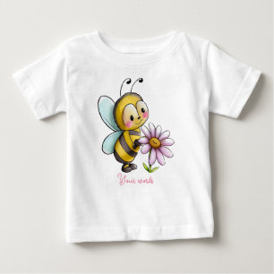 T-shirt Pour Bébé Créez votre propre Bumble Bee & Daisy