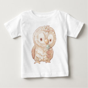 T-shirt Pour Bébé Créez votre propre chouette Lollipop