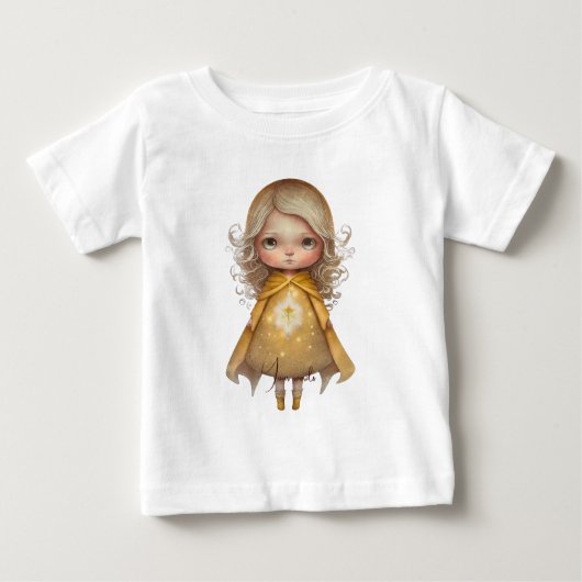 T-shirt Pour Bébé Créez votre propre fille Starlight mignonne (Devant)