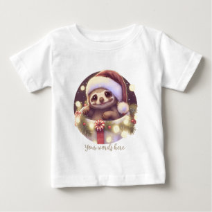 T-shirt Pour Bébé Créez votre propre parfum bébé Père Noël