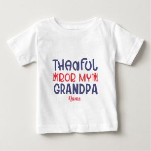 T-shirt Pour Bébé Créez votre propre remerciement pour mon grand-pèr