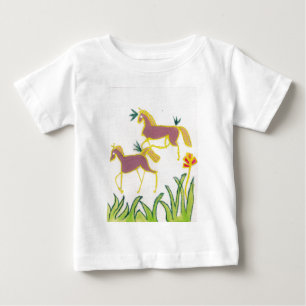 T-shirt Pour Bébé Créez votre propre Unicorne Flora Power Cute Aesth