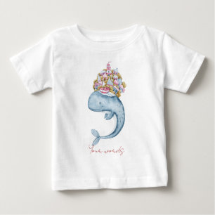 T-shirt Pour Bébé Créez votre propre ville nautique de baleine