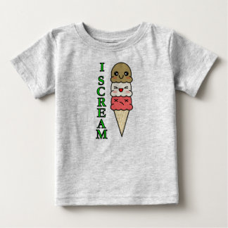 T-shirt Pour Bébé Crème glacée de Kawaii