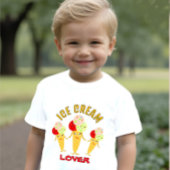 T-shirt Pour Bébé crème glacée Yummy