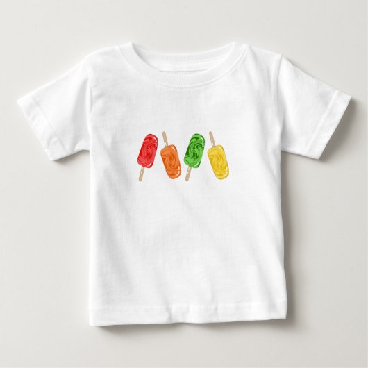 T-shirt Pour Bébé crème glglace (Devant)