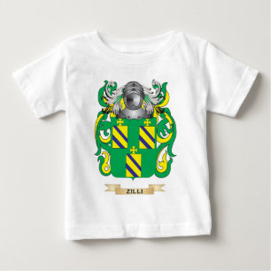 T-shirt Pour Bébé Crête de famille de Zilli (manteau des bras)