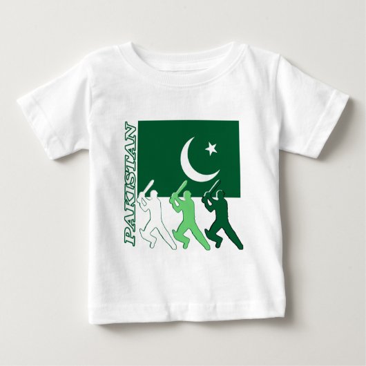 T-shirt Pour Bébé Cricket Pakistan (Devant)