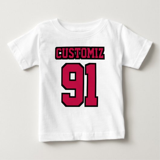 T-shirt Pour Bébé CRIMSON BLACK ROMPRE Jersey (Devant)