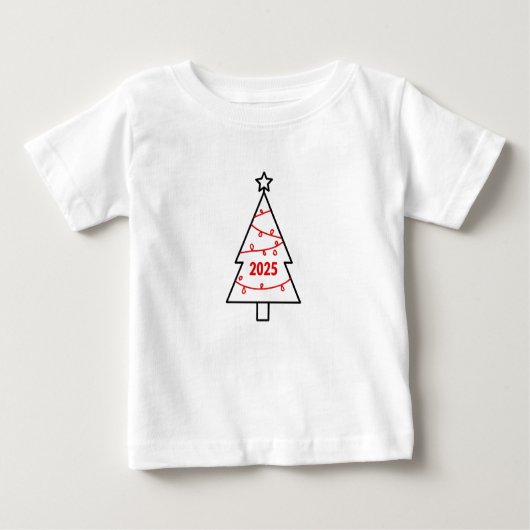 T-shirt Pour Bébé Cristmas Day (Devant)