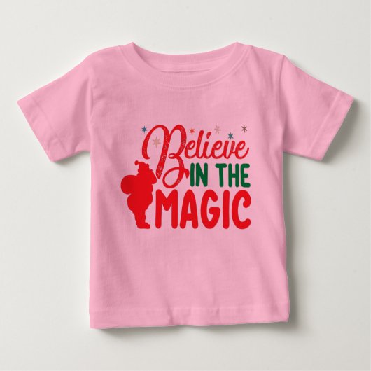 T-shirt Pour Bébé Crois en la magie (Devant)