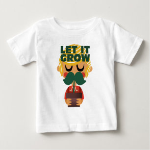 T-shirt Pour Bébé Croissance de la moustache