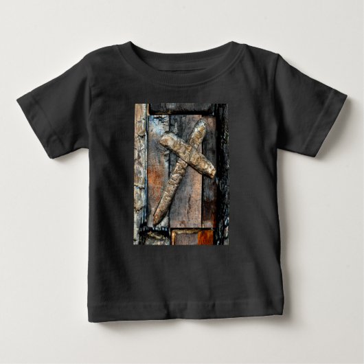 T-shirt Pour Bébé Croix de force (Devant)