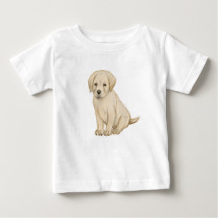 T-shirt Pour Bébé Croquis adorable de chiot labrador