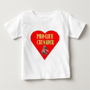 T-SHIRT POUR BÉBÉ CRUSADER ANTI-AVORTEMENT