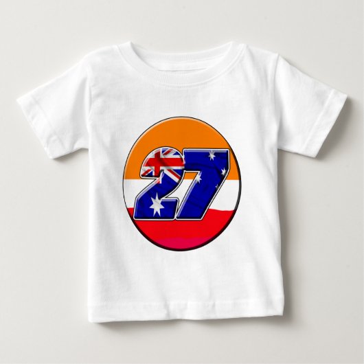T-shirt Pour Bébé CS27repcircle (Devant)