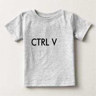 T-SHIRT POUR BÉBÉ CTRL V
