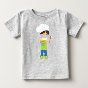 T-shirt Pour Bébé Cuisson, Boulangerie, Boulangerie, Tablier, Petit