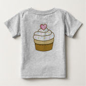 T-shirt Pour Bébé cupcake (Dos)