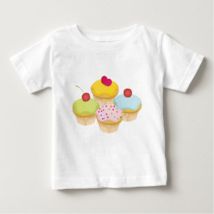 T-shirt Pour Bébé Cupcakes