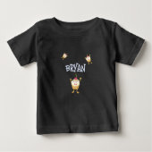T-shirt Pour Bébé cupcakes amusants (Devant)