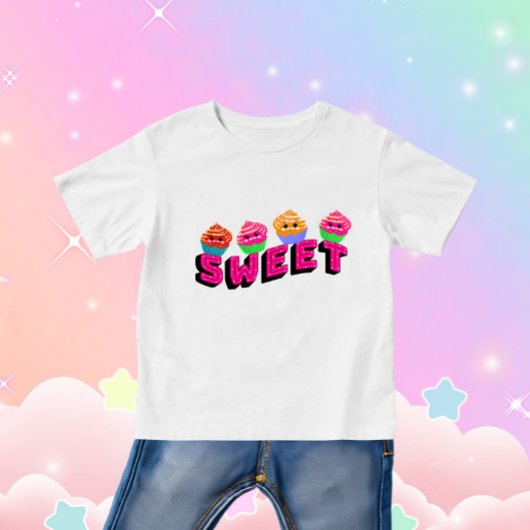 T-shirt Pour Bébé cupcakes mignons
