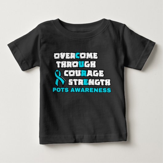 T-SHIRT POUR BÉBÉ CURE...POTS (Devant)
