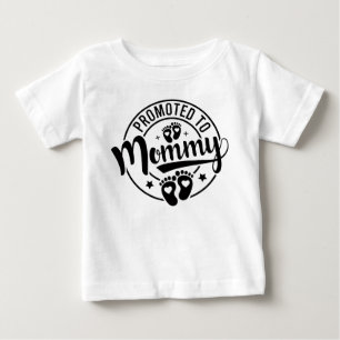 T-shirt Pour Bébé Custom Mama 2026 Faux Pieds de Bébé Garde de Bébé
