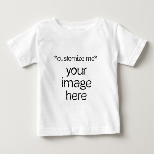 T-shirt Pour Bébé Customisez votre propre design (Devant)