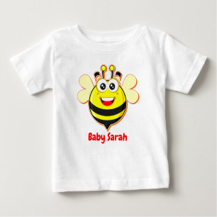 T-shirt Pour Bébé Cute adorable Bee and Seal Cub Graphic