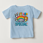 T-shirt Pour Bébé Cute Animals Rainbow Special Toddler Infant (Devant)