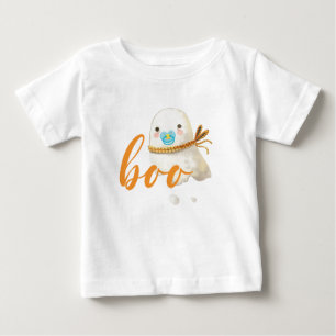 T-shirt Pour Bébé Cute Baby Ghost Pacifier Écharpe Boo