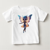 T-shirt Pour Bébé Cute Ballerina Dancing Robot Pixie (Devant)