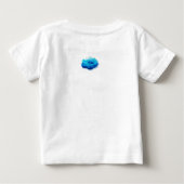 T-shirt Pour Bébé Cute Blue Whale (Dos)