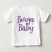 T-shirt Pour Bébé Cute Boujee Baby Purple (Devant)
