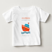Cute Bright Kids Nautical Boat N'Importe Quel Âge