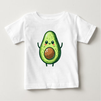 T-shirt Pour Bébé Cute Chibi Avocado