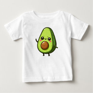 T-shirt Pour Bébé Cute Chibi Avocado