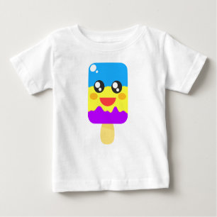 T-shirt Pour Bébé Cute Chibi Ice Lolly Popsicle