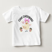 T-shirt Pour Bébé Cute chickadee (Devant)
