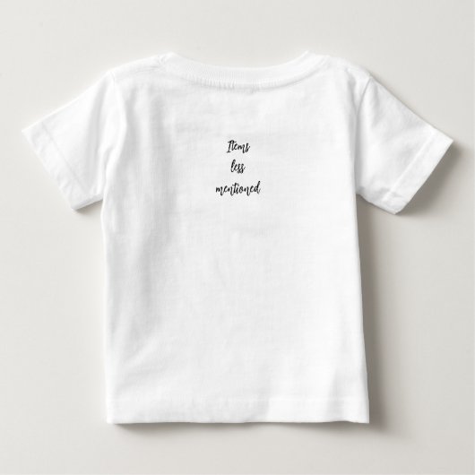 T-shirt Pour Bébé Cute chickadee (Dos)