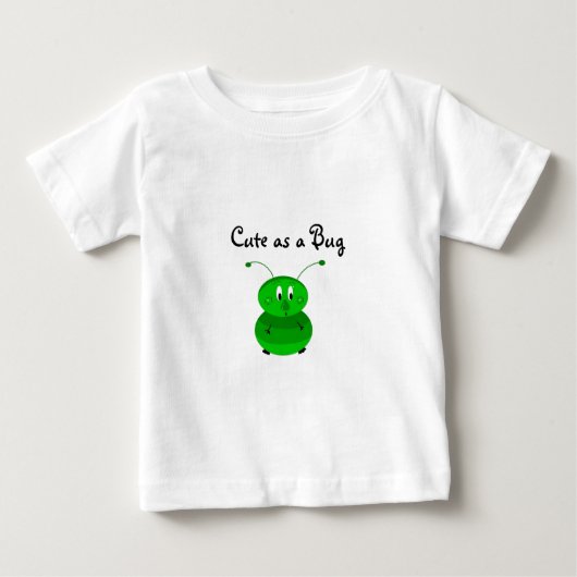T-shirt Pour Bébé Cute comme un bug (Devant)