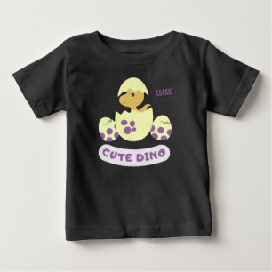 T-shirt Pour Bébé Cute dino