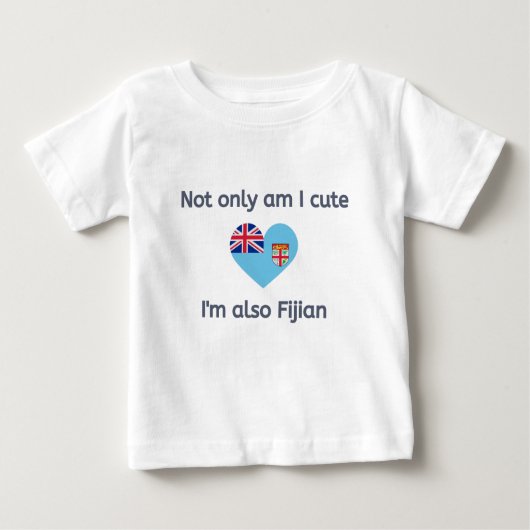 T-shirt Pour Bébé Cute et Fijian (Devant)